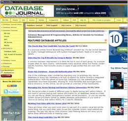 Preview of Database Journal
