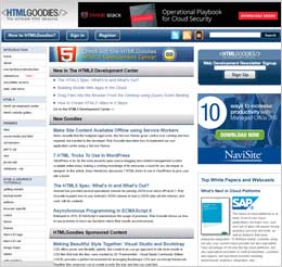 Preview of HTML Goodies