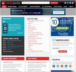 Preview of Webopedia
